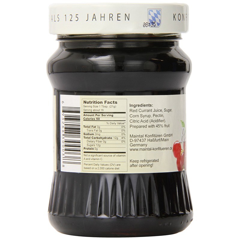 Maintal Red Currant Premium Jelly Extra, 12 Ounce