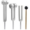 3 Pack Tuning Fork Set (128Hz, 256Hz, 512Hz)