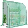 VIVOSUN Lean-to Mini Walk in Greenhous 79x39x83in w/ 3 Tier