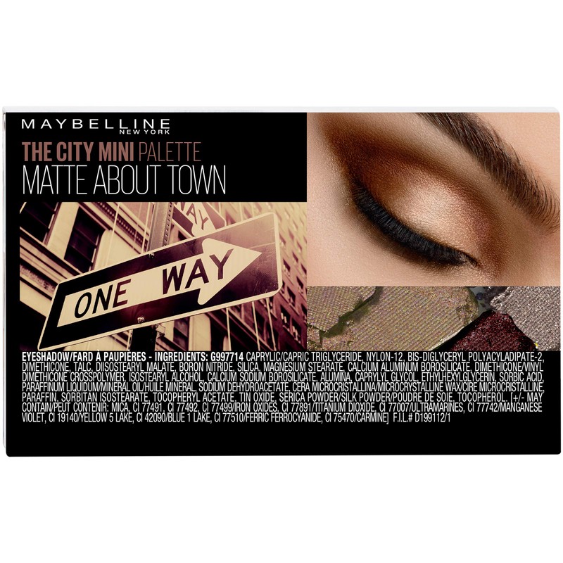 Maybelline New York The City Mini Eyeshadow Palette Makeup, Matte