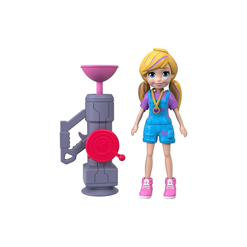Polly Pocket Active Pose Doll, Zipline Polly