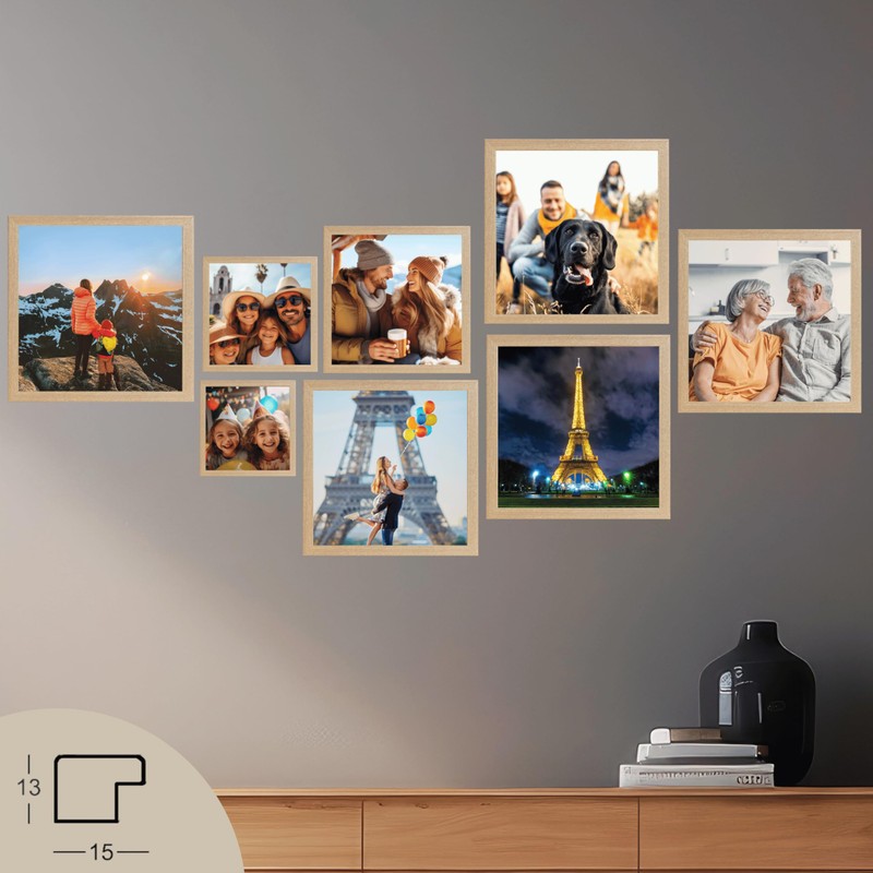VictoR Picture Frame Clover 21 x 21 cm in Beige