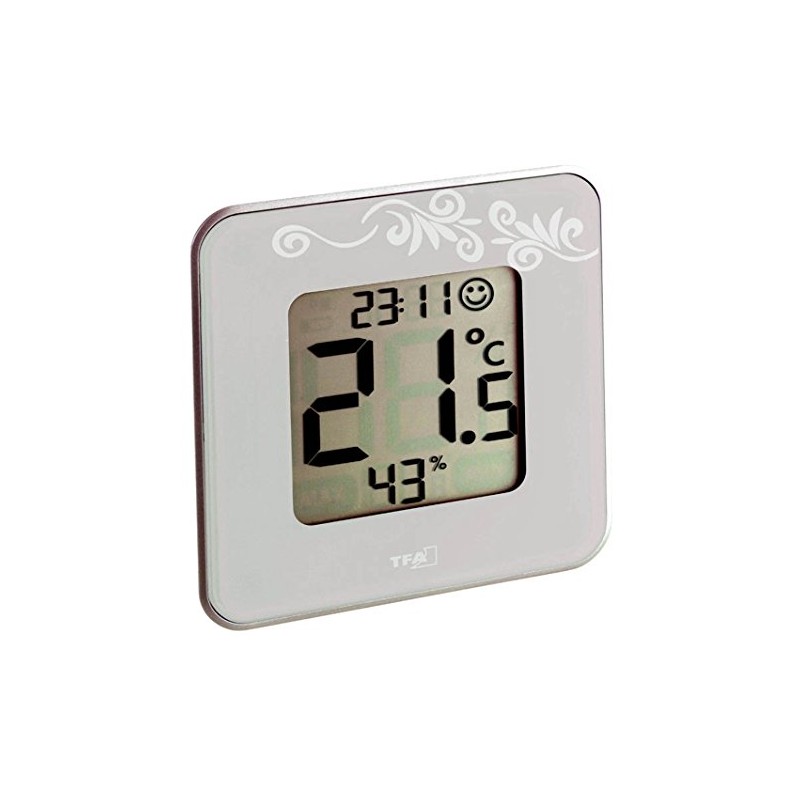 TFA Set Thermo-Hygrometer 30.5021 Style 2 x hellgrau