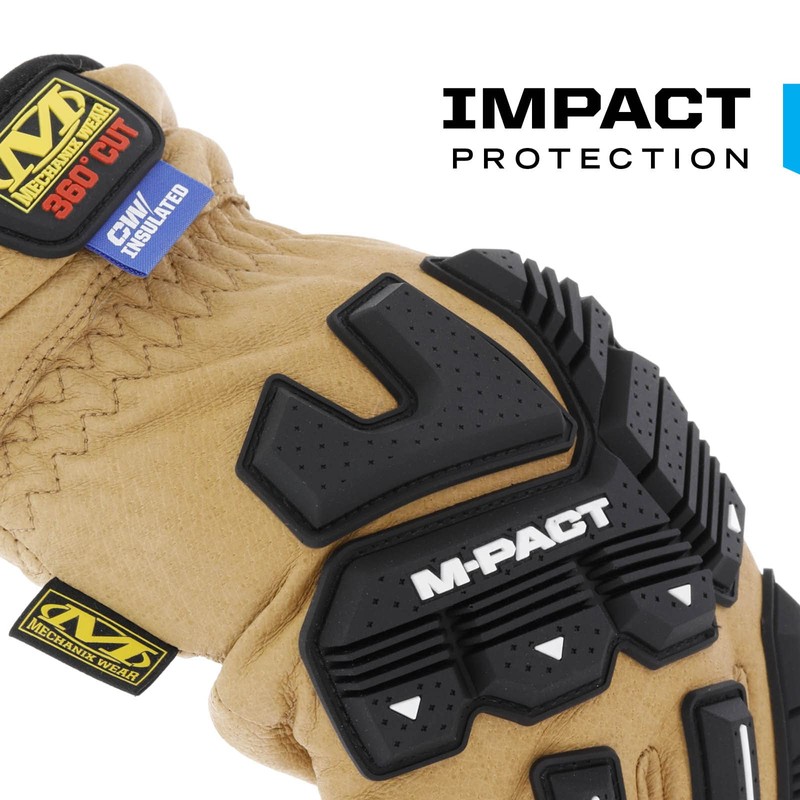 Mechanix Wear DuraHide® M-Pact® Driver F9-360 Gloves (Large, DuraHide® Leather)