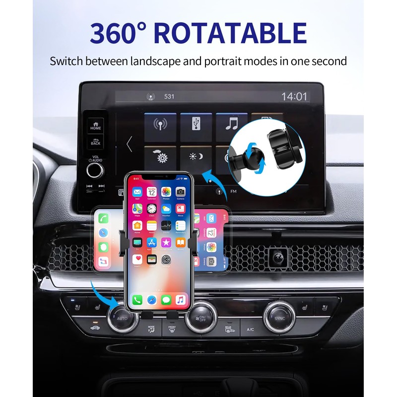 Masergogo Car Phone Holder for 2023-2025 Honda CRV CR-V/Hybrid Auto