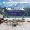 AreShark 7.5FT Patio Umbrella Table Market Umbrella w/Tilt and Crank