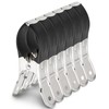 Pack of 6 Towel Clips for Beach Loungers, Large Clothes