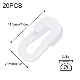Football Net Clips, Football Net Clips, Football Goal Accessories, Plastic Net Clips, Football Goal Net Clips, Plastic Net Clips, for Outdoor Sports, Football Nets, Tennis Nets, Pack of 20