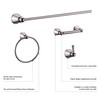 Design House 558247 Kassel Toilet Paper Holder, Brushed Nickel, One