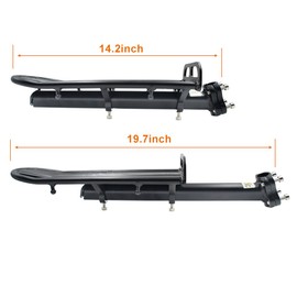 Bike Rear Rack Retractable Aluminum Alloy Bicycle Cargo Rack Mount Cycle Luggage Carrier Rear Seat Post Rack