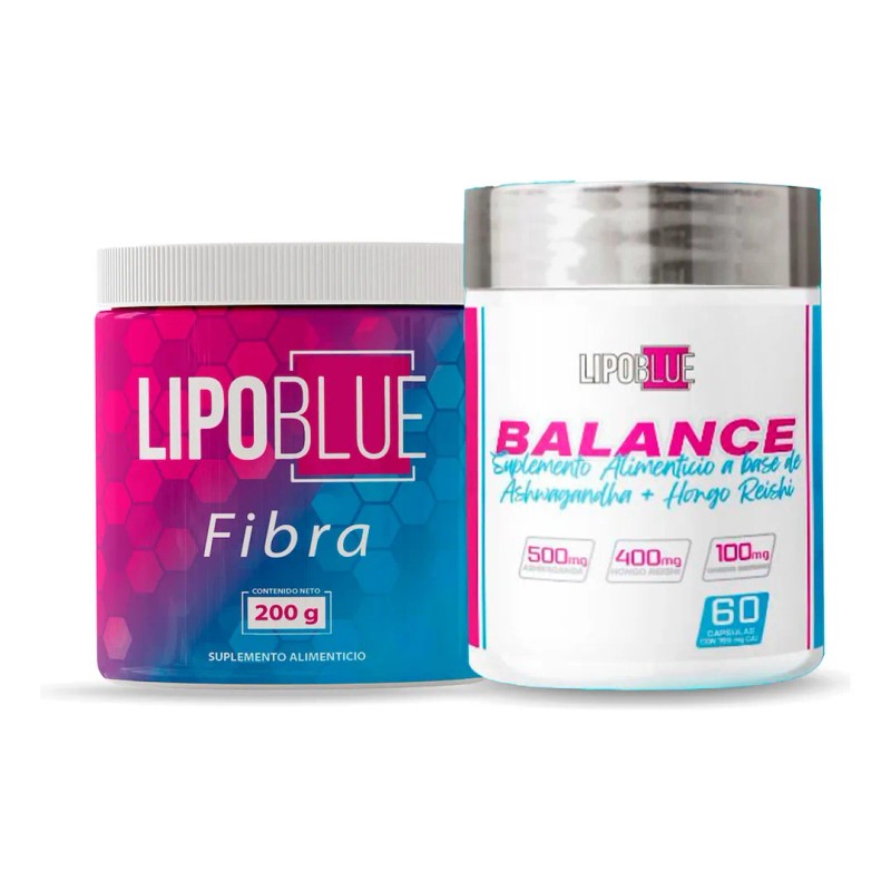 Perder Peso, Lipo Blue Balance 60 Cápsulas + 1 Fibra