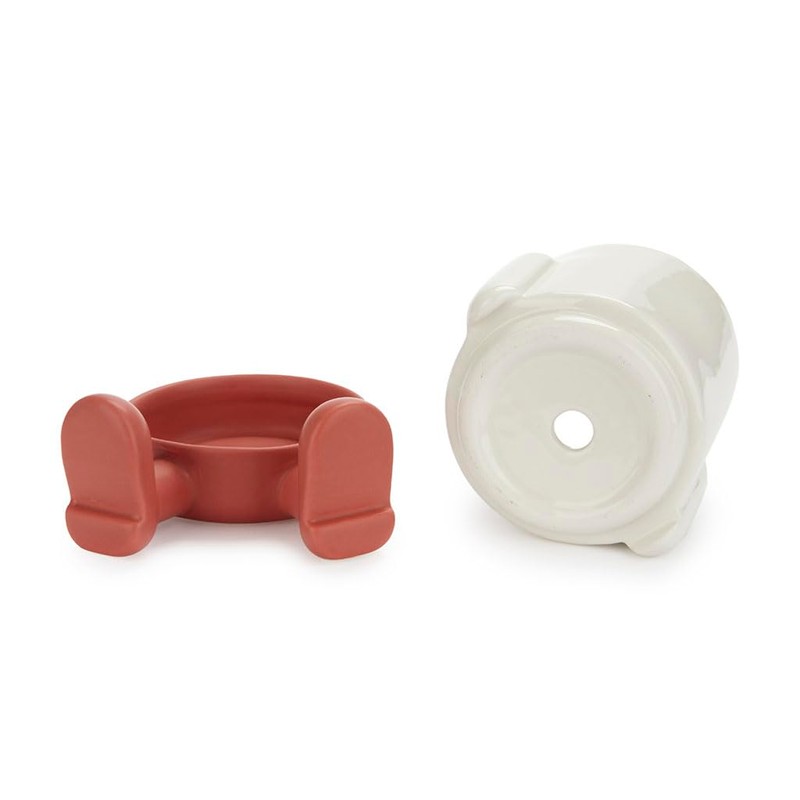 balvi Mini Flower Pot Mr Sitty Colour Red At The