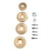Wood Carving Disc Rotary File Set Angle Grinder Grinding Shaping
