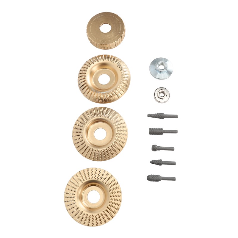 Wood Carving Disc Rotary File Set Angle Grinder Grinding Shaping