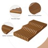 In-Drawer Knife Block Organizer - Bamboo Wood Drawer Knife Organizer-Protecting
