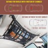Car Ceiling Cargo Net Pocket Storage Net,29.5"x19.7" Adjustable D-Buckle to