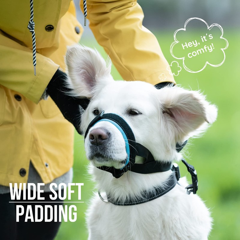 Gentle Muzzle Guard for Dogs - Prevents Biting and Unwanted