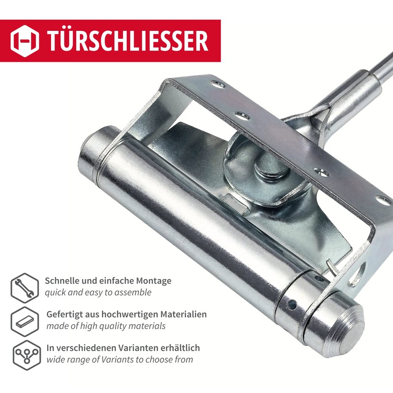 ALPENSTAHL door closer interior door bar door closer with spring