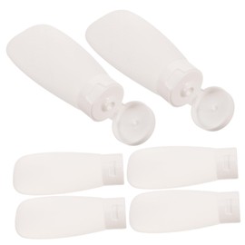 Healeved Travel Toiletry Bottles Set 6 Pcs 60ml Refillable Squeeze Bottles Leakproof Containers for Shampoo Conditioner Body Wash