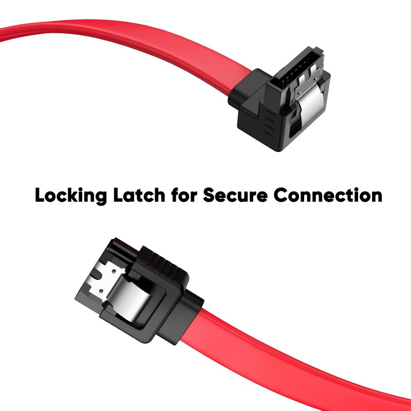 CableCreation SATA III Cable, [2-Pack] 8-inch SATA III 6.0 Gbps