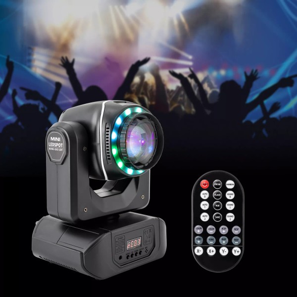 Unbranded 80W LED Moving Head Light Rotating 18-Facet Prism for