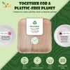 Ved 25 Disposable Eco-Friendly, Biodegradable Areca Leaf Plates 4" (10cm)