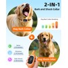 2-in-1 Dog Shock Collar and Bark Collar for Dogs –