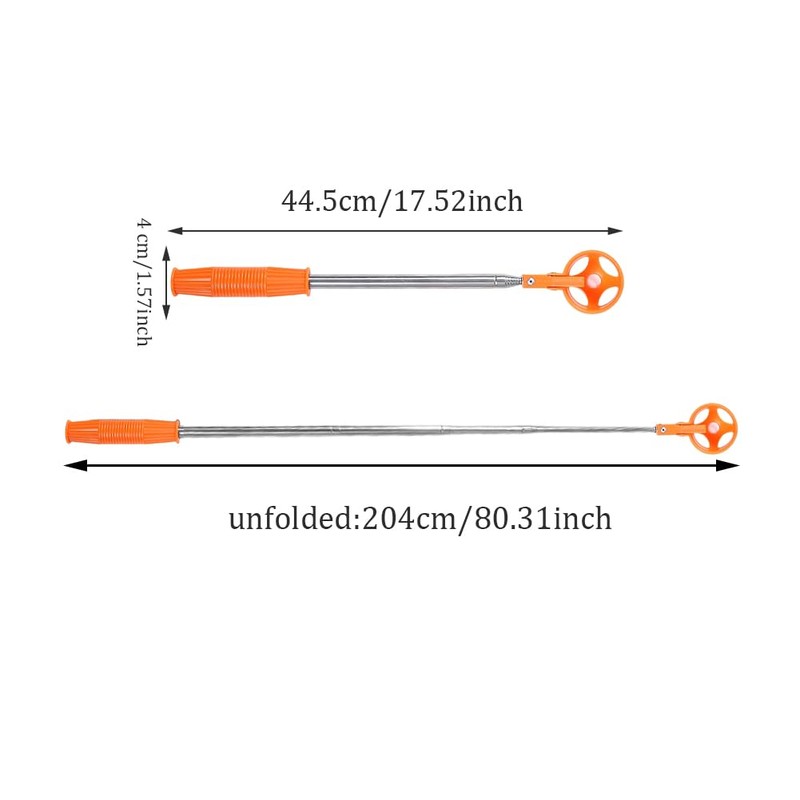 Jiakalamo Golf Ball Retriever, Portable Telescopic Scoop Saver Pick Up