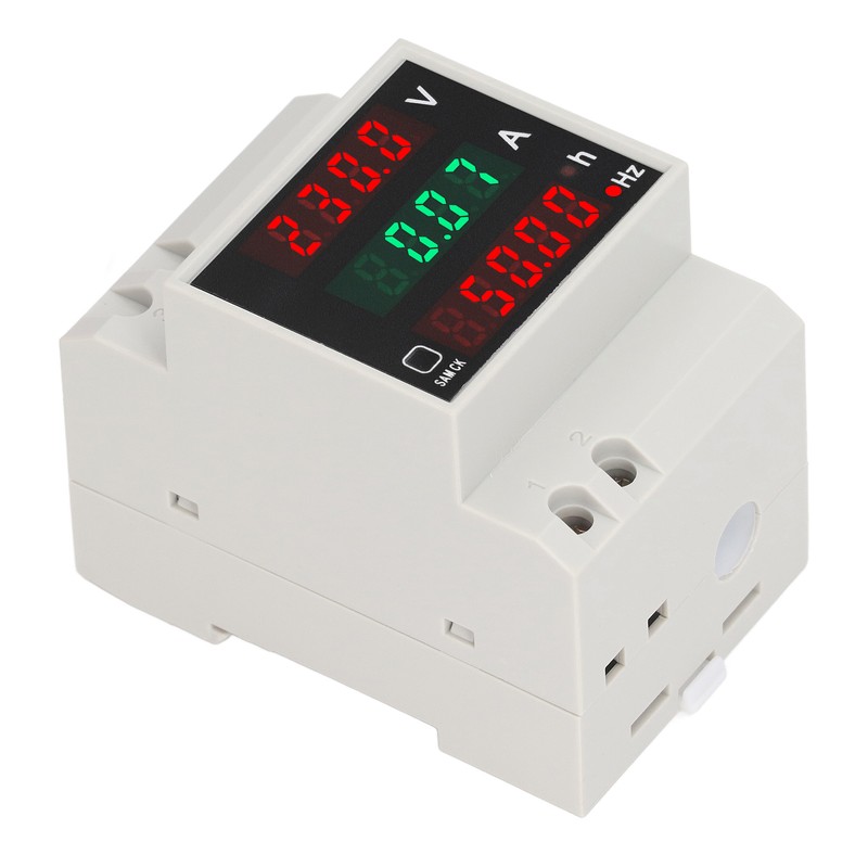 Digital Single Phase Energy Meter Tester Electricity Usage Monitor Ampermeter