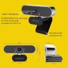 SANSCO 1080p Full HD Webcam with Microphone, Noise-Reducing, Plug and