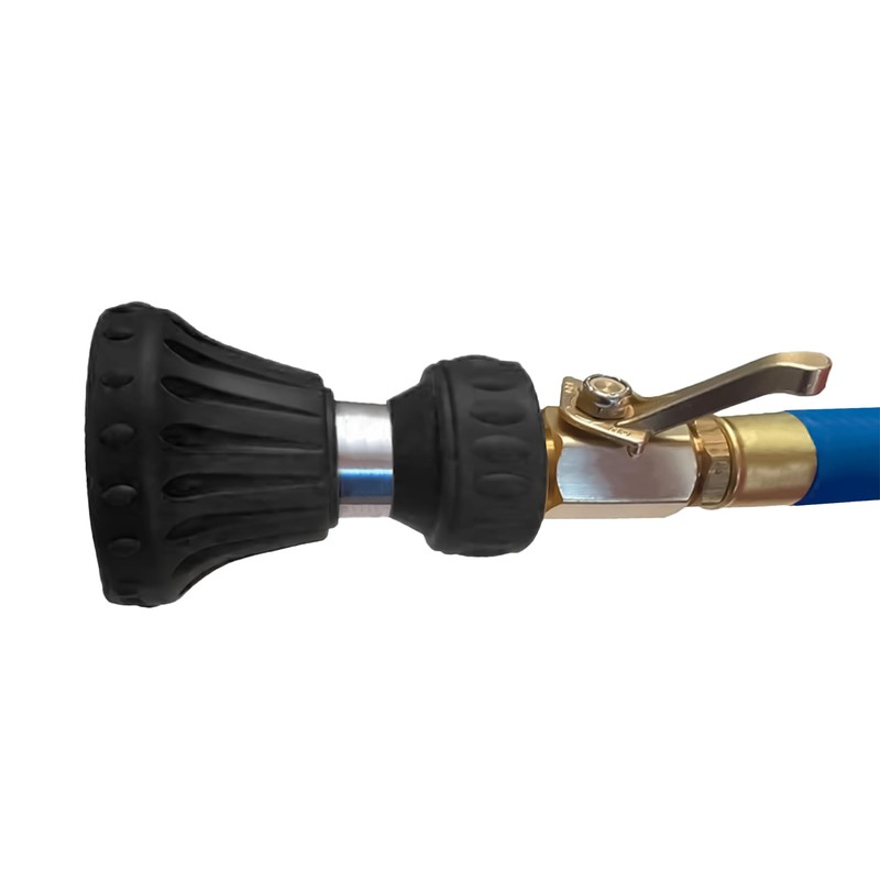 AVAGARD Thumb Valve, Heavy-Duty Brass Garden Hose Shut-Off, Stainless Steel