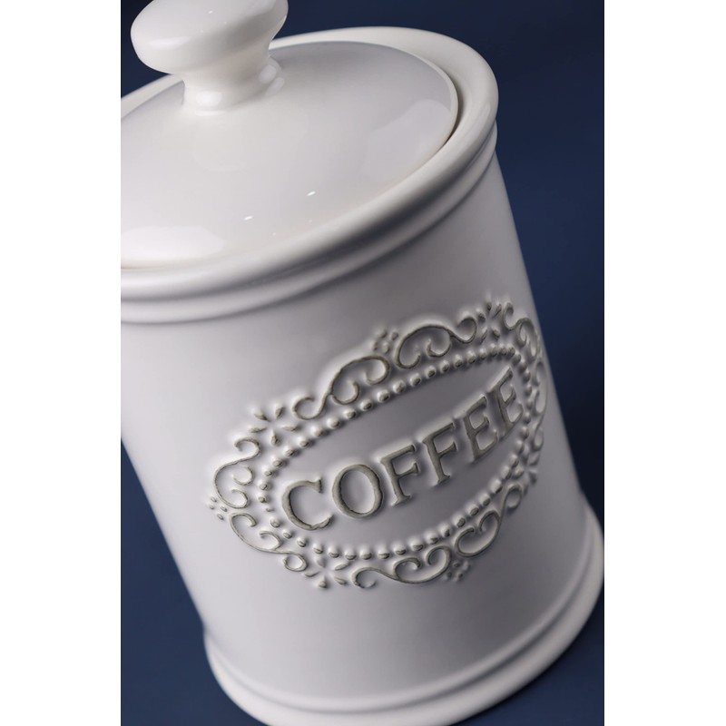 Relief Vine TAWCHES Ceramic Canisters Sets For The Kitchen Canisters