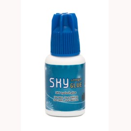 KY Wimpernkleber für Wimpernverlängerung – Ultrastarker Halt – S von Sky – Schwarz – 5 ml – Wimpernverlängerung