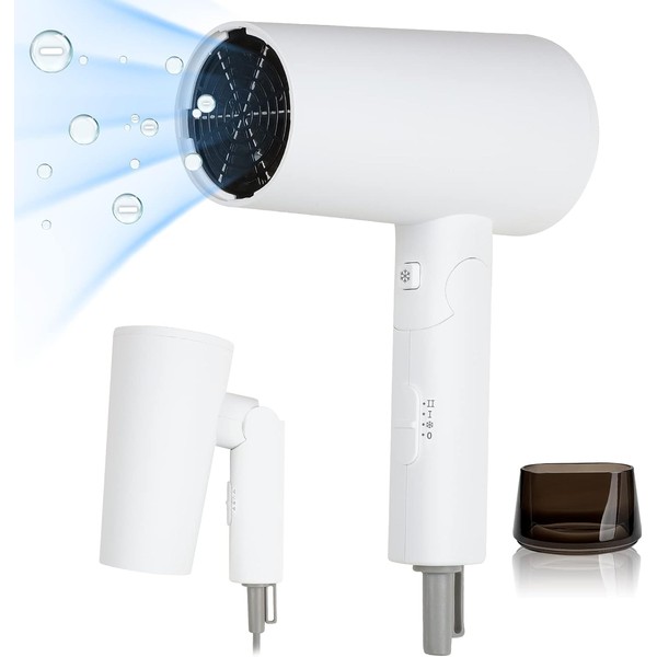  Hair Dryer, Foldable, Large Airflow, Quick Drying, 20 Million