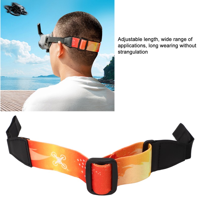Adjustable Head Strap Breathable Elastic Replacement Headband for DJI Avata