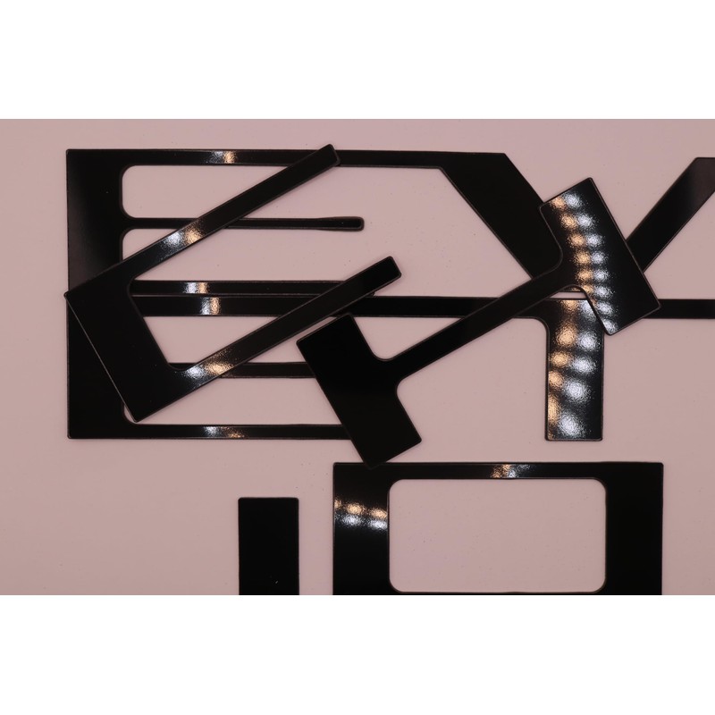 LimitlessParts Custom Grill Letters Inserts Compatible with 2022-2024 Silverado Custom