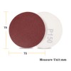 SPEEDWOX 100pc 3 Inch Sanding Discs Hook and Loop Sandpaper