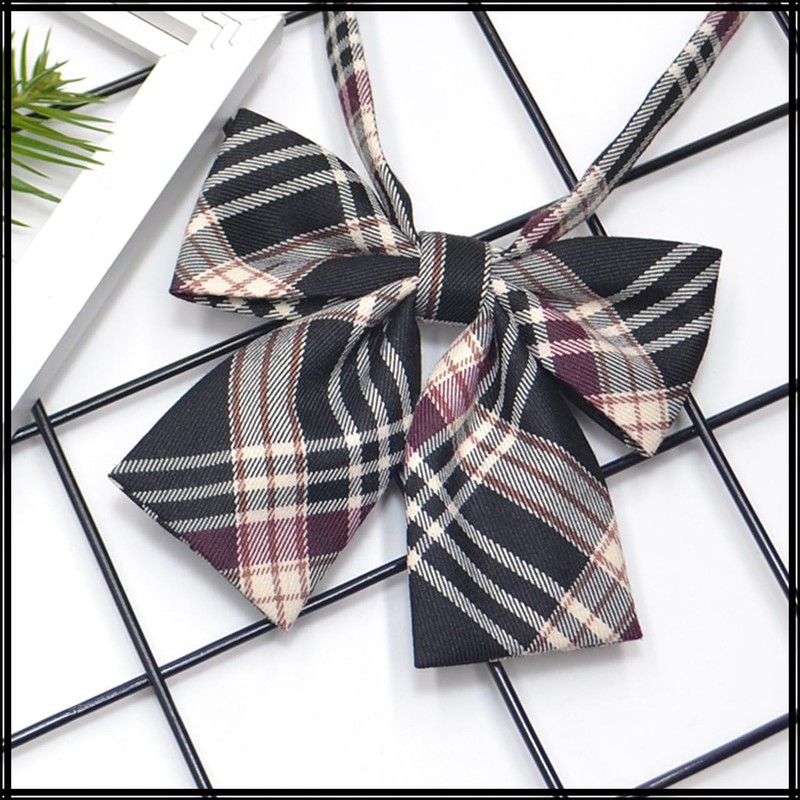 White Fang NC037 Women's School Ribbon, Uniform, Bowtie, Students, Formal,