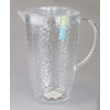 "Bello" Clear Plastic Pitcher with Lid Great for Outdoor Dining,
