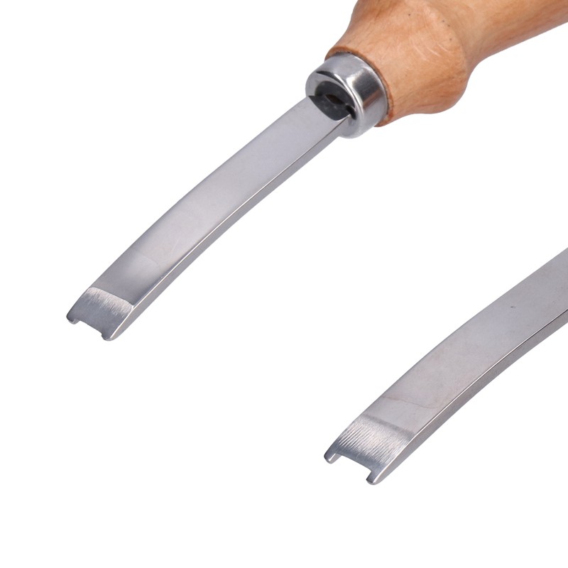 3Pcs Leather Edge Bevelers 4 6 8mm Stainless Steel Durable