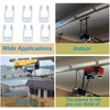 6 Pack Heavy-Duty 1-5/8" Strut Channel Trolley Track Hanger for