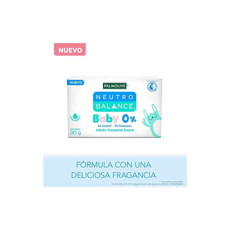 Neutro Balance Baby, Jabón en barra para bebé, 0% 90gr