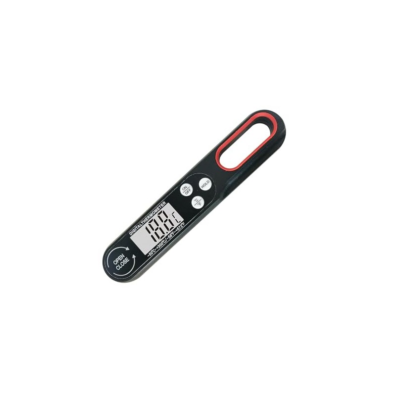 A.D. International Digital Meat Thermometer for Cooking with Backlit Waterproof