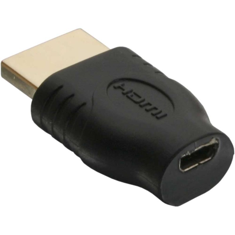 HDMI Adaptor, InLine®, HDMI A male to HDMI D female,