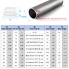 PATIKIL 1-1/8" Plastic Tubing End Caps, 20Pcs Round Hole Plug