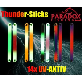 Paradox Fishing Trout Stick Spoon Set I 15 Spoons 5 x 1.7 g/2.3 g/3.4 g I Thunder Stick Trout Bait Set for Trout Fishing Trout Dough Trout Bait - Spoons Trout (15 Spoons with Box)