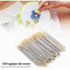 Agujas de Coser a Mano de Ojo Grande Pssopp 100