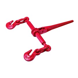 Aain ED03A2 Ratchet Load Binder, 3/8-1/2in-9200 LBS, Red, 2 Pack