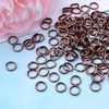 500pcs 6mm Small Split Rings Double Loop Round Split Jump