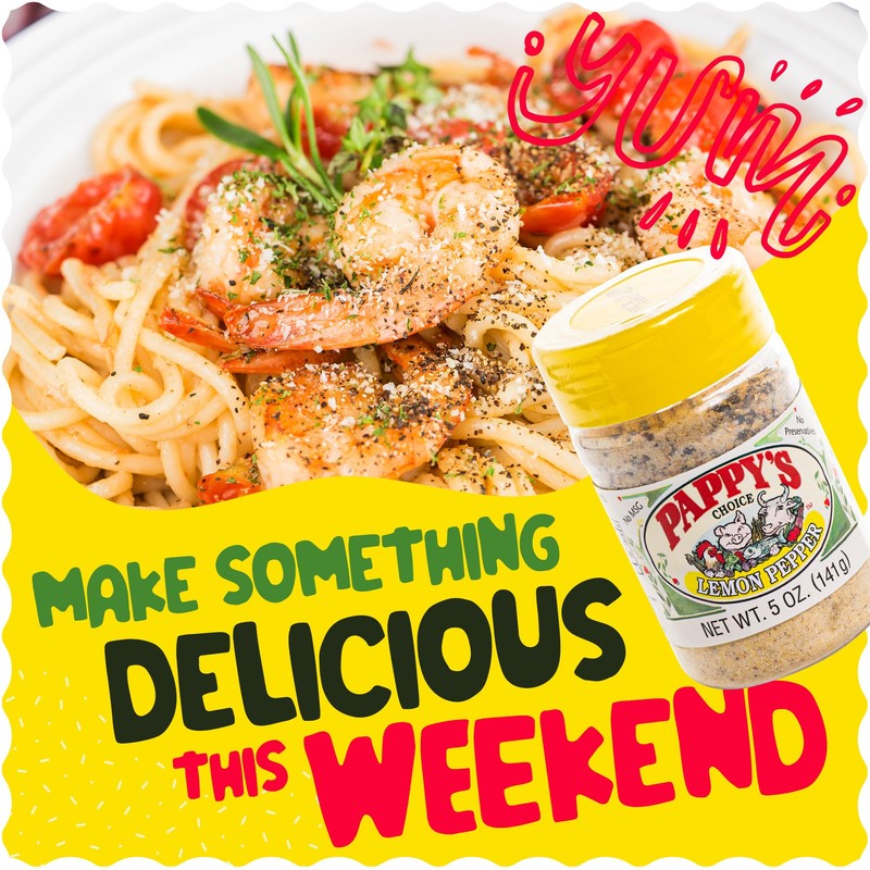 Pappy's Seasonings (Lemon Pepper, 5oz)